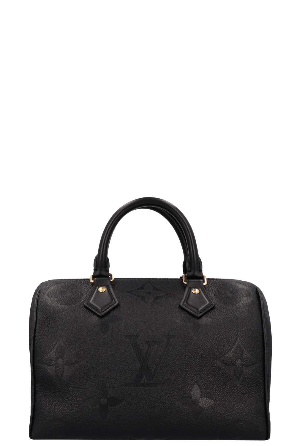 LOUIS VUITTON Speedy 25 Bandouliere MNG Empreinte Black