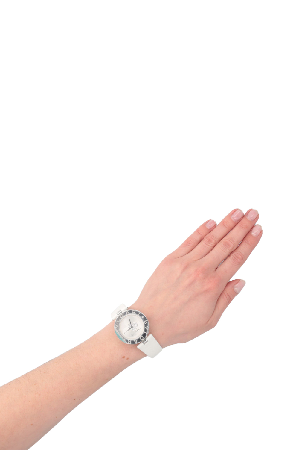 BVLGARI B.Zero 1 Double Heart Watch White