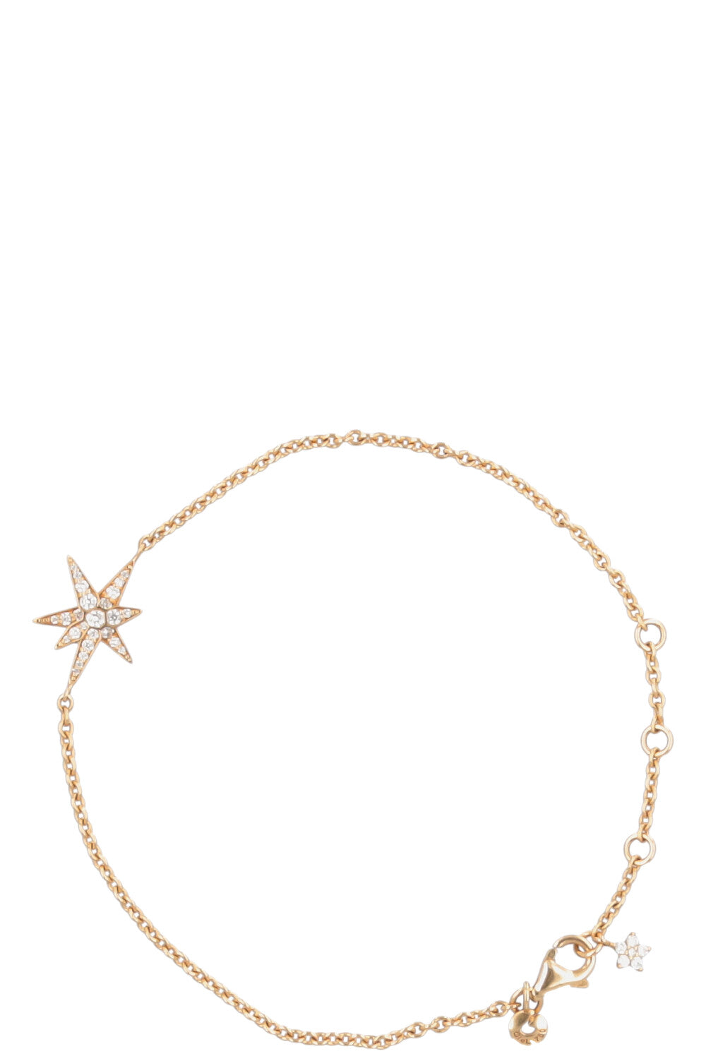 OLE LYNGGARD Funky Star Bracelet 18k Gold Diamonds