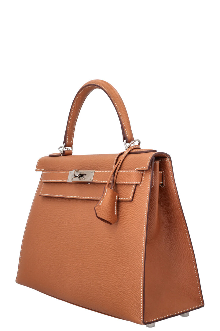 HERMÈS Kelly 28 Epsom Gold