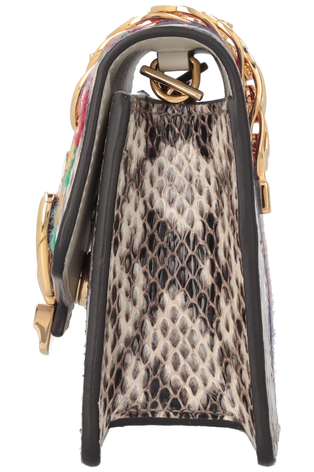 GUCCI Sylvie Crossbody Bag Python