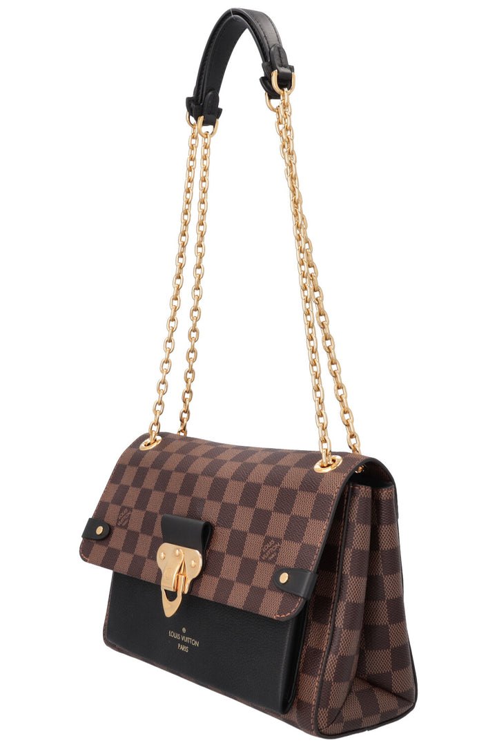 LOUIS VUITTON Vavin PM Bag Damier Ebene Black