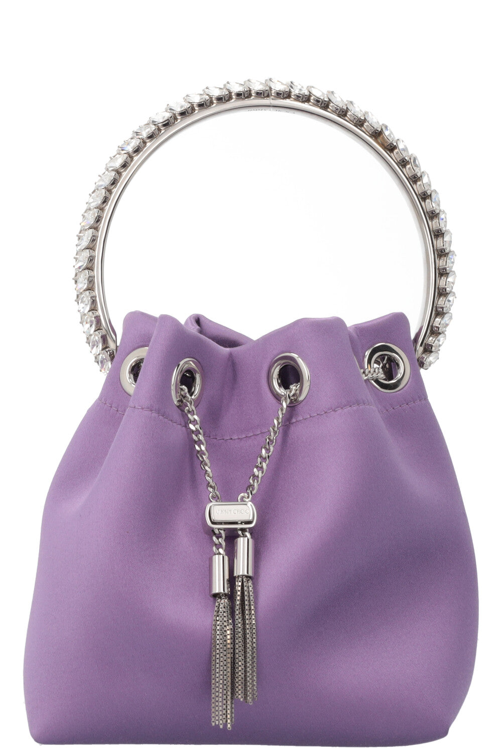 JIMMY CHOO Bon Bon Bag Crystal Silk