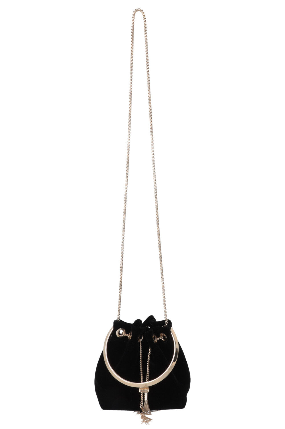 JIMMY CHOO Bon Bon Bag Velvet Black