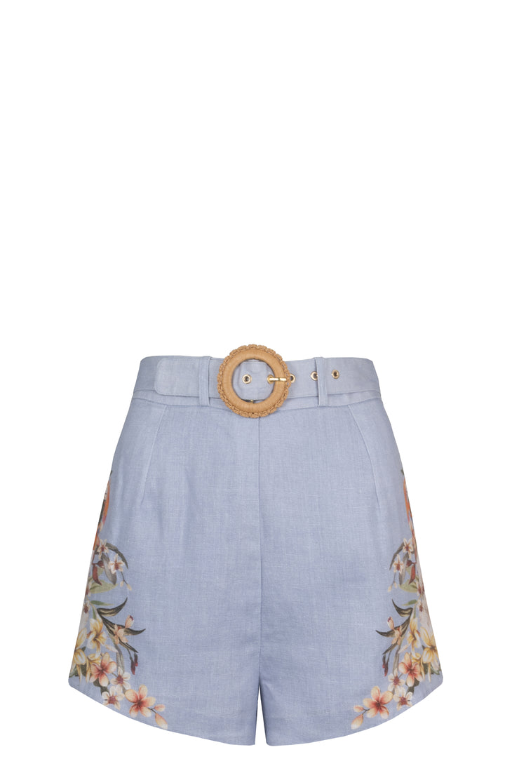 ZIMMERMANN Belted Two Piece Floral Blue