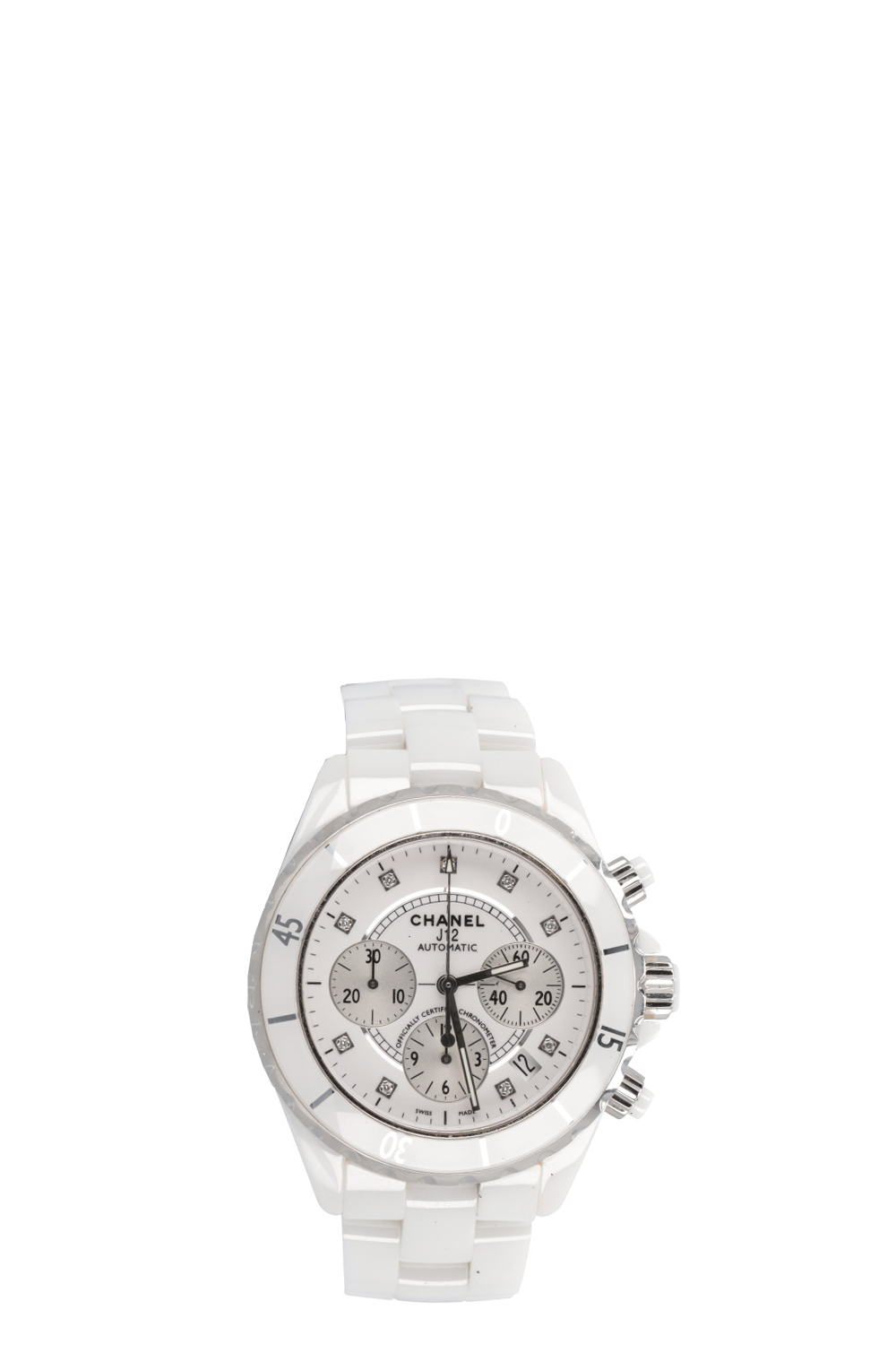 CHANEL J12 Watch 38MM Automatic 12.1 White Ceramic