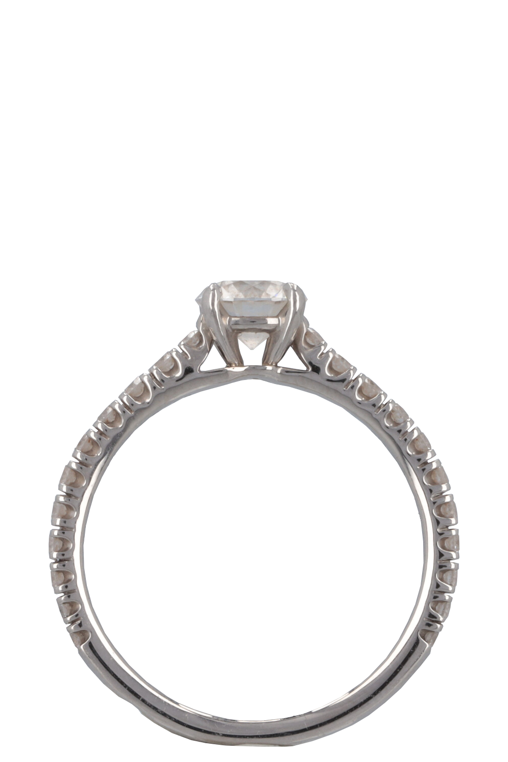 CARTIER Bague Solitaire Diamant 1895 Platine 950