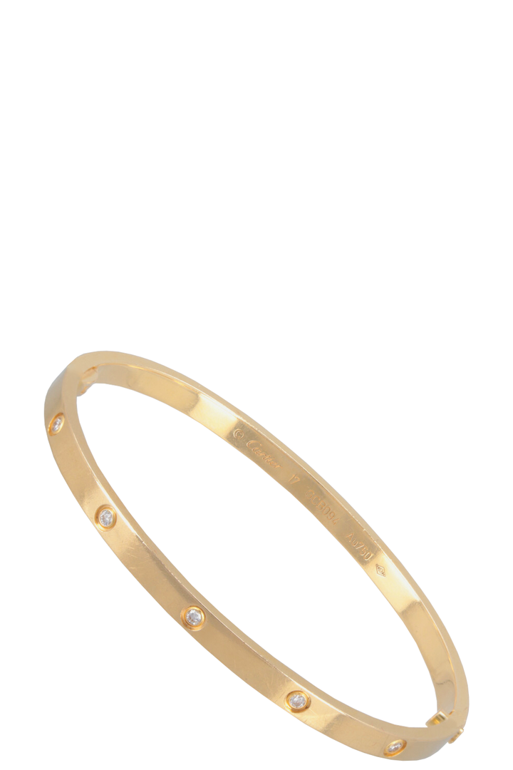 CARTIER Love Bracelet 18 Karat Gold Diamonds