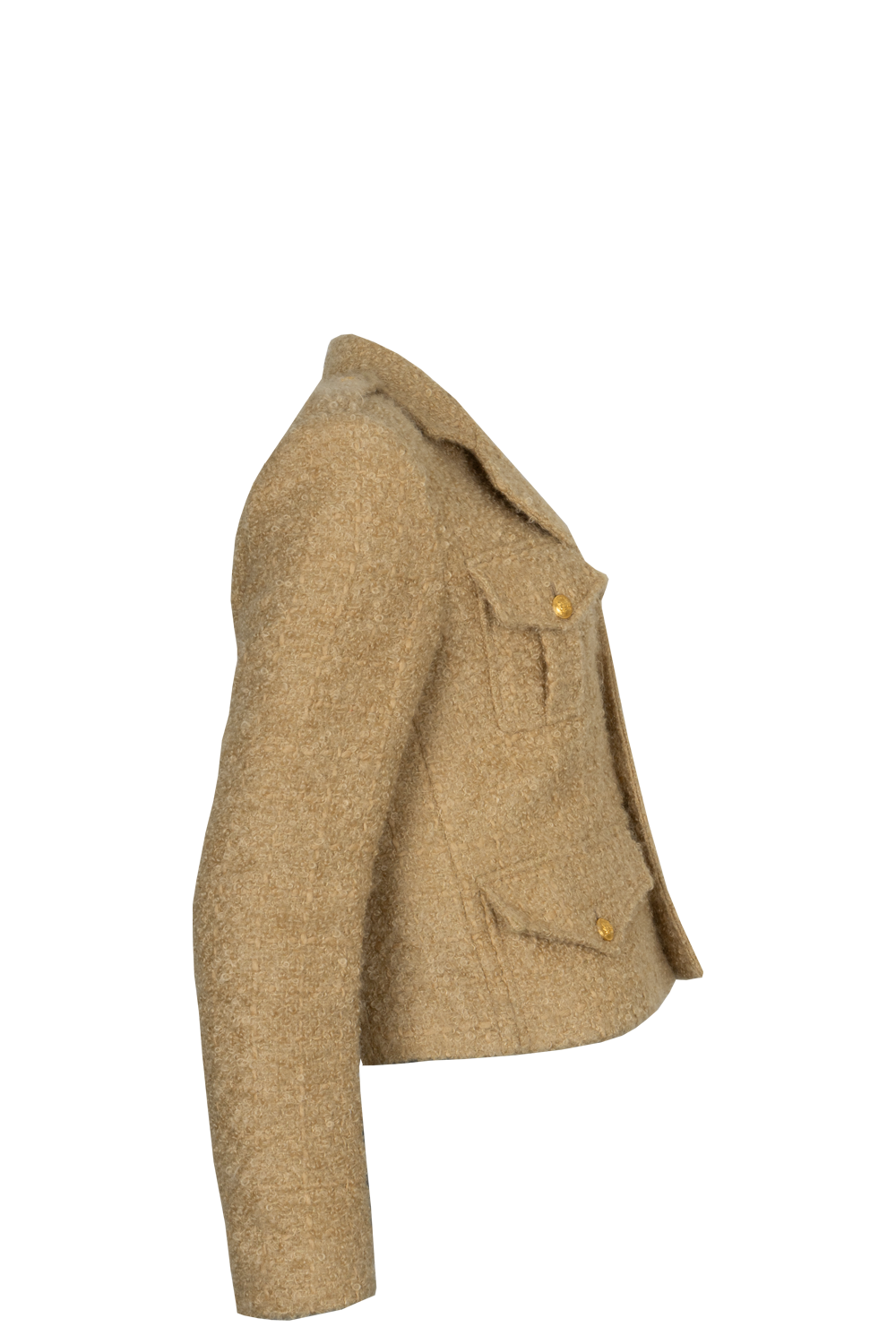 CELINE Veste Mohair Beige