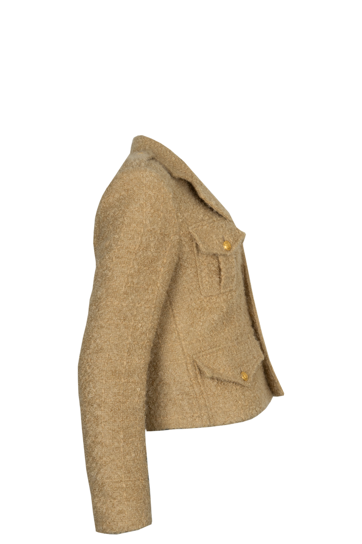 CELINE Jacket Mohair Beige