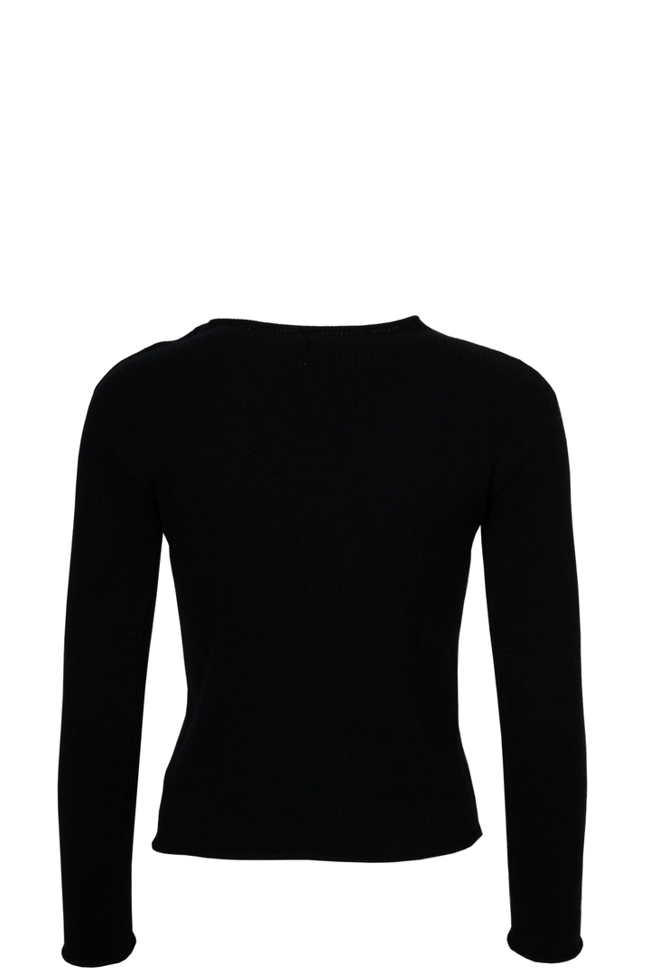 CHRISTIAN DIOR Buttoned Knit Black Cashmere