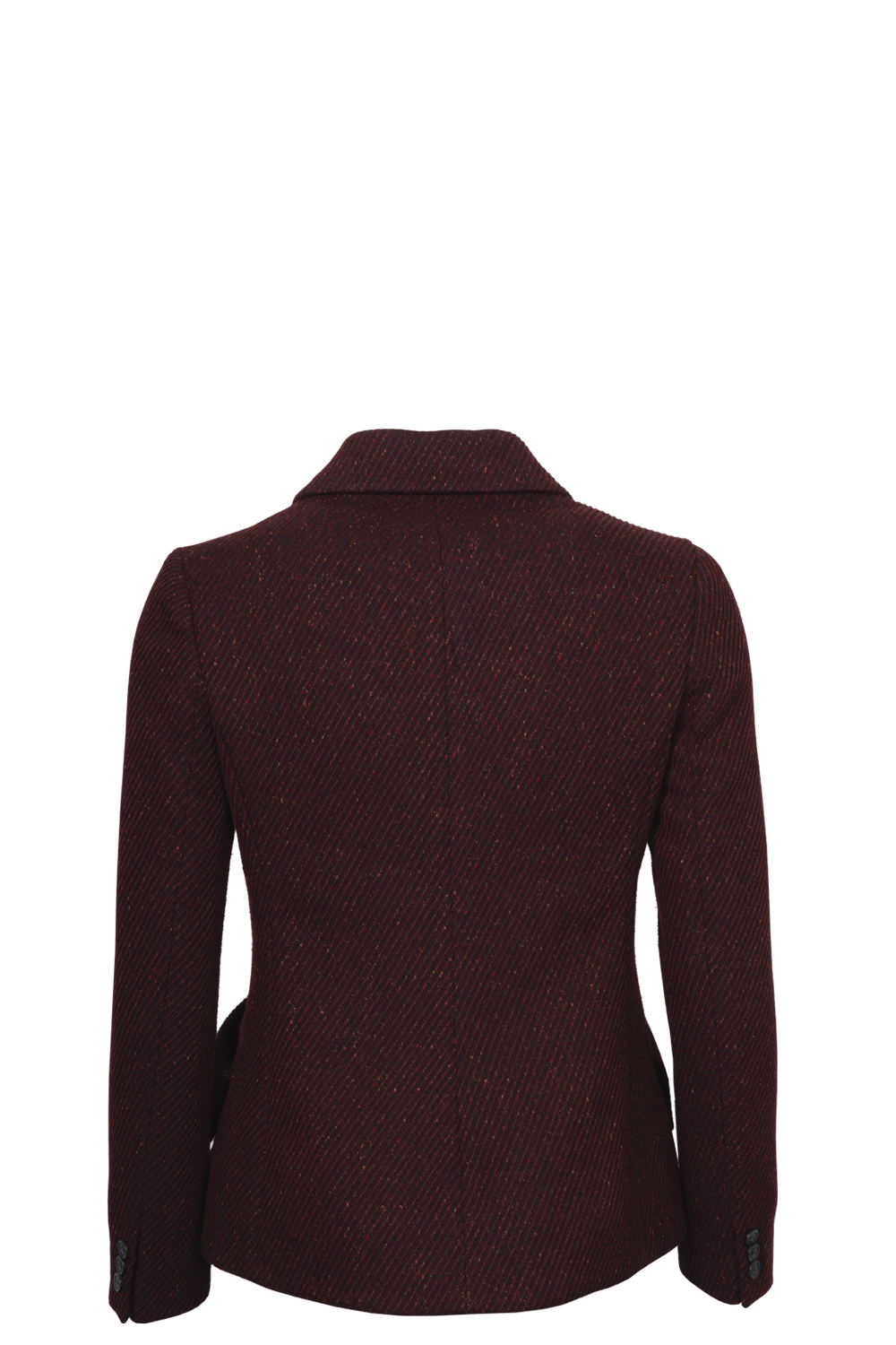 CHRISTIAN DIOR 30 Montaigne Bar Jacket Tweed Bordeaux