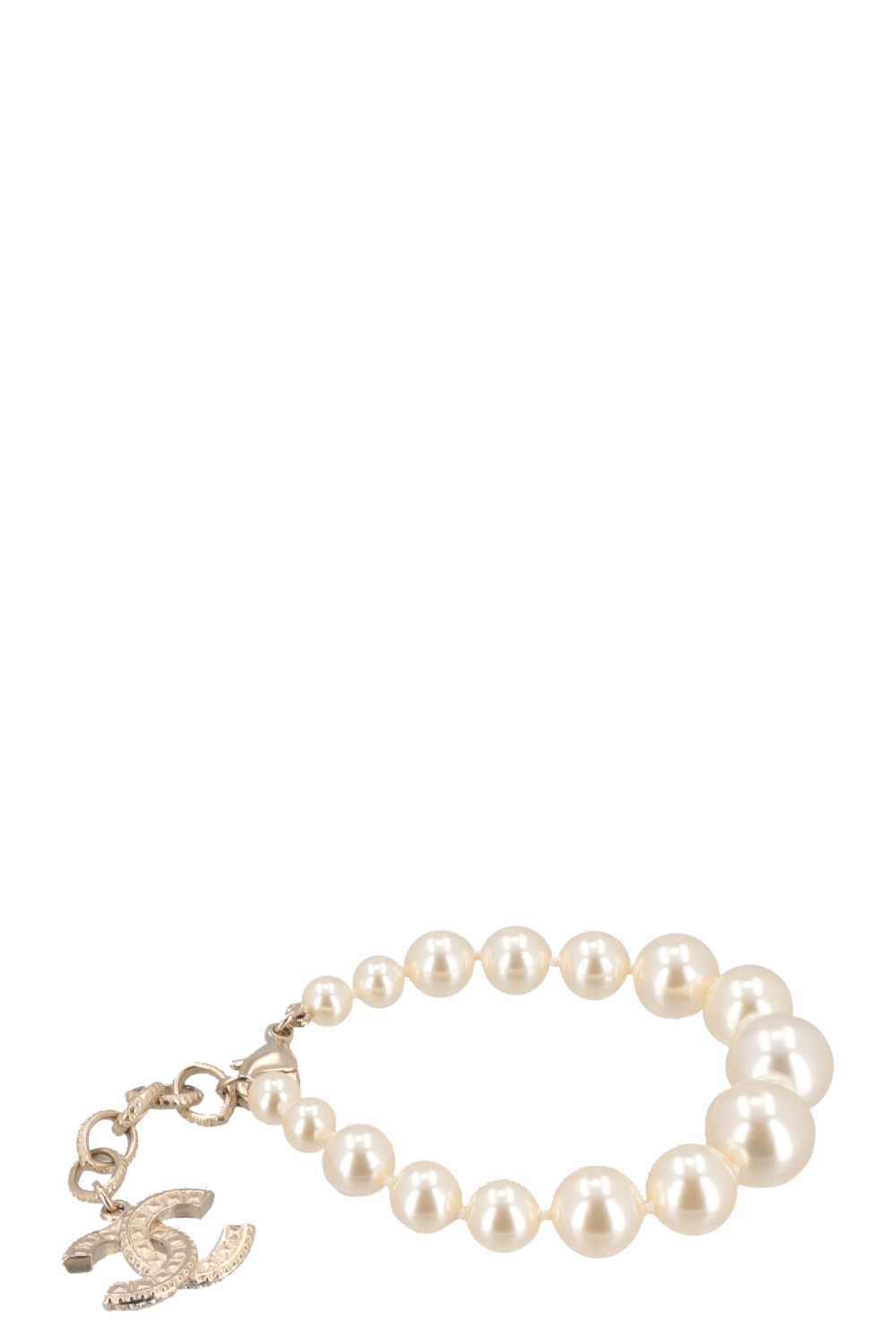 CHANEL 2023 Bracelet CC en fausses perles