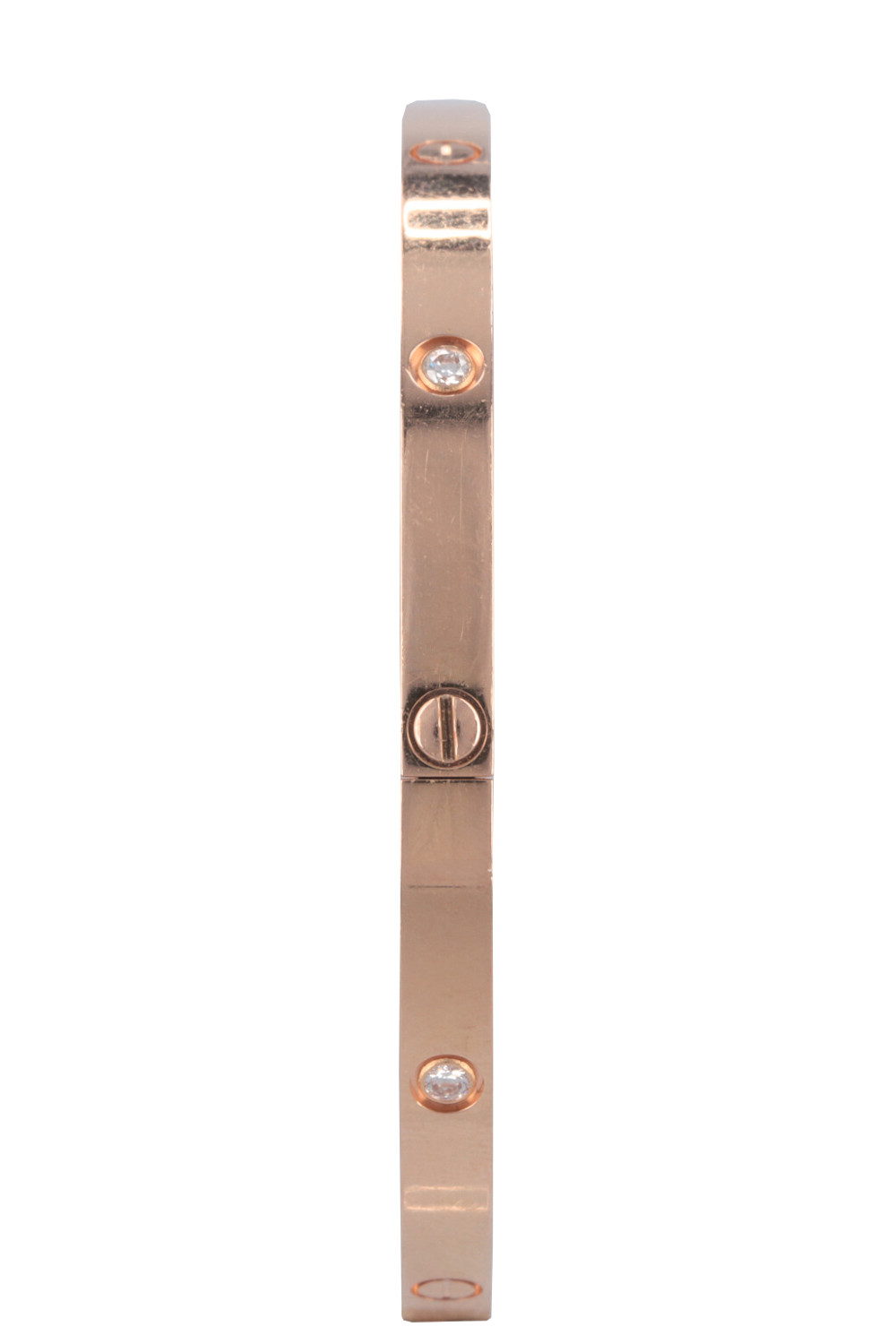 CARTIER Love Bracelet 18 Karat Rosegold Diamonds