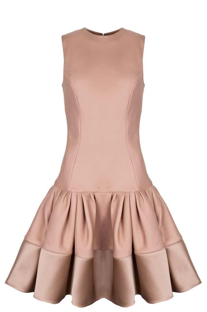 CHRISTIAN DIOR Ruffled Dress Rosa