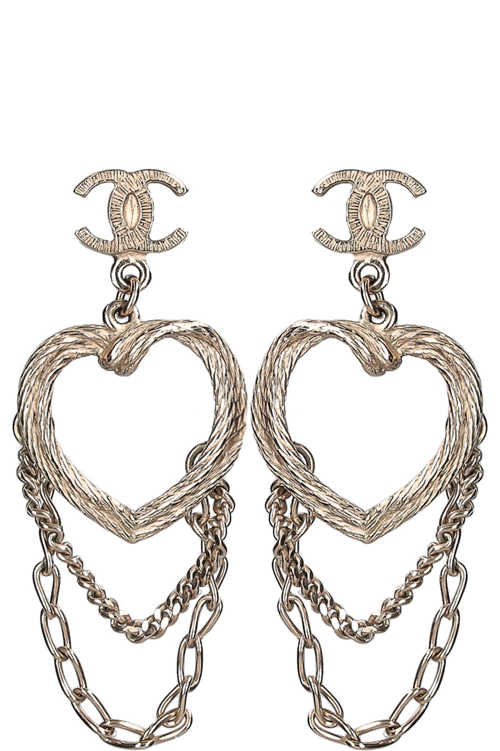 Chanel Heart Earrings