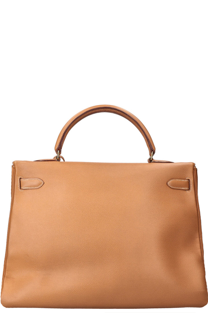 HERMÈS Kelly 35 Retourne Epsom Naturelle