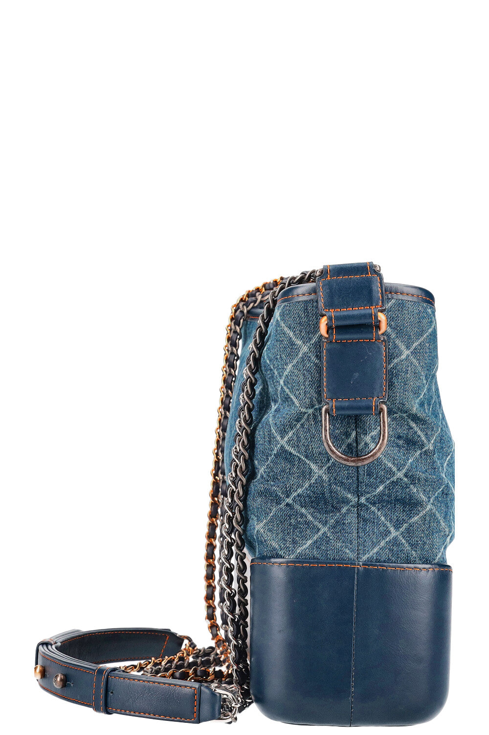 Gabrielle leather crossbody bag Chanel Blue in Leather - 33755002