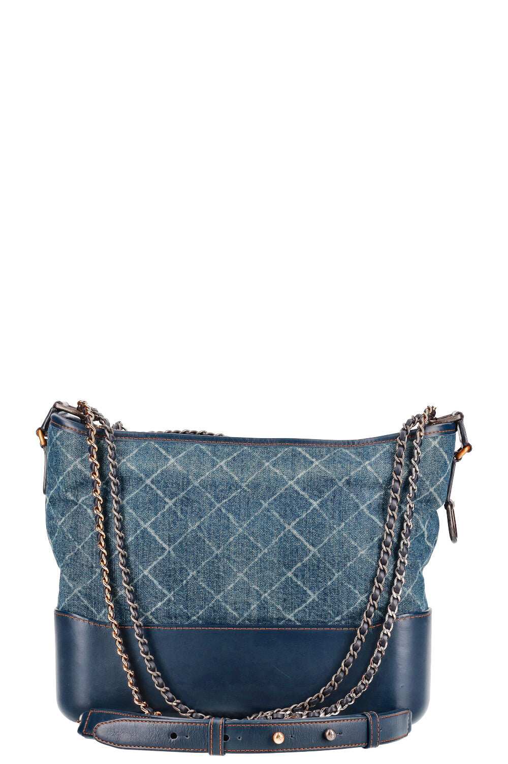 Timeless/classique clutch bag Chanel Blue in Denim - Jeans - 32806044