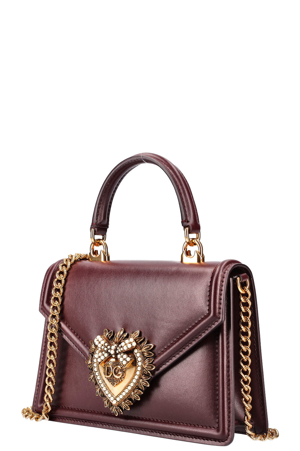 Dolce & Gabbana Grab Bag Handbag/short shoulder bag. Dark Tan Grain  Leather VGC