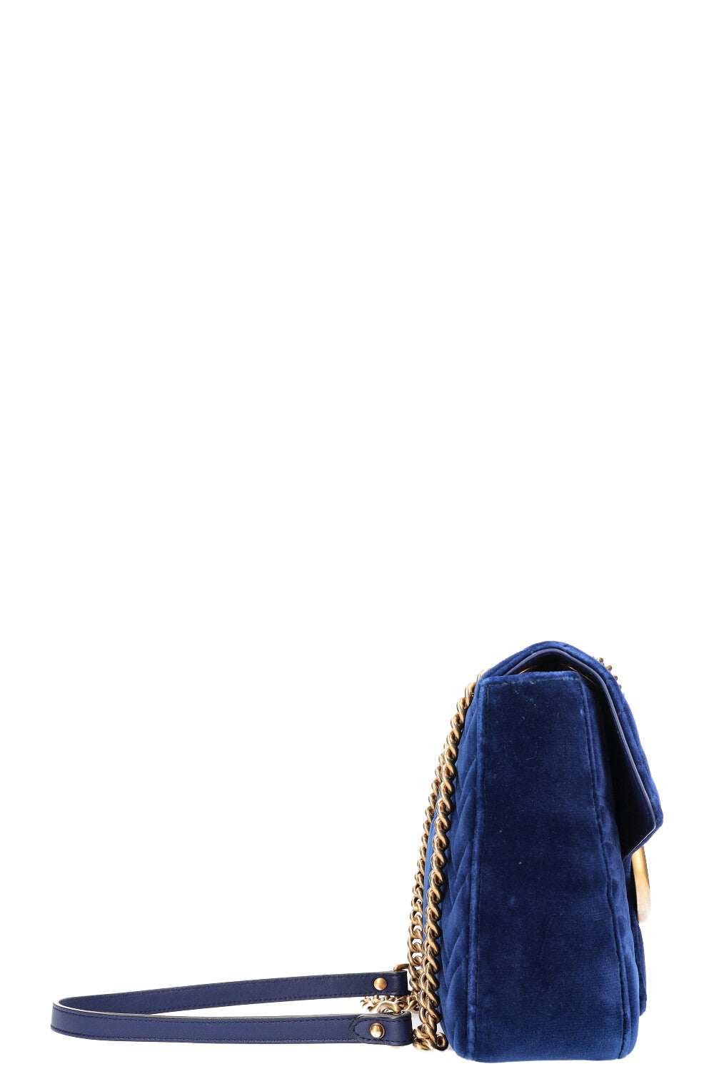 Gucci Marmont Dark blue Velvet ref.156523 - Joli Closet