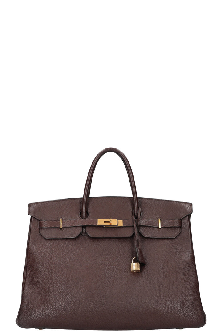 HERMÈS Birkin 40 Togo Marron Fonce