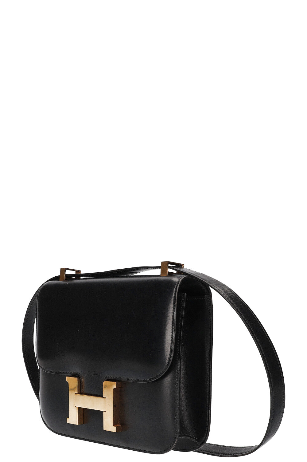 Hermès Hermes Constance shoulder bag 23 in black epsom leather