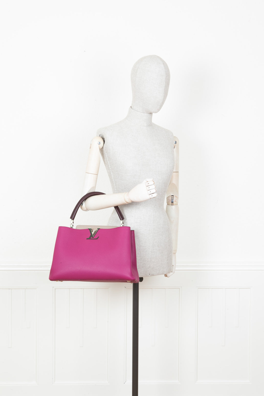 Louis Vuitton Capucines MM Hibiscus Flamingo Bag