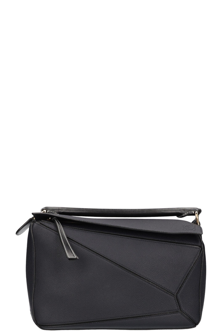 LOEWE Puzzle Bag Small Navy