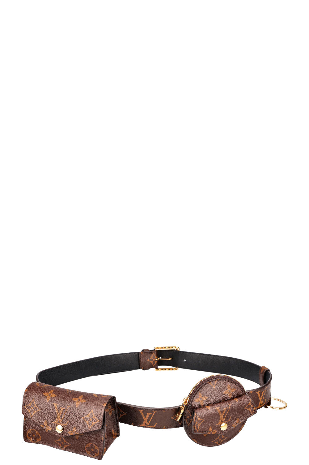 Louis Vuitton Daily Multi Pocket Belt Monogram Canvas Medium Brown 99782414
