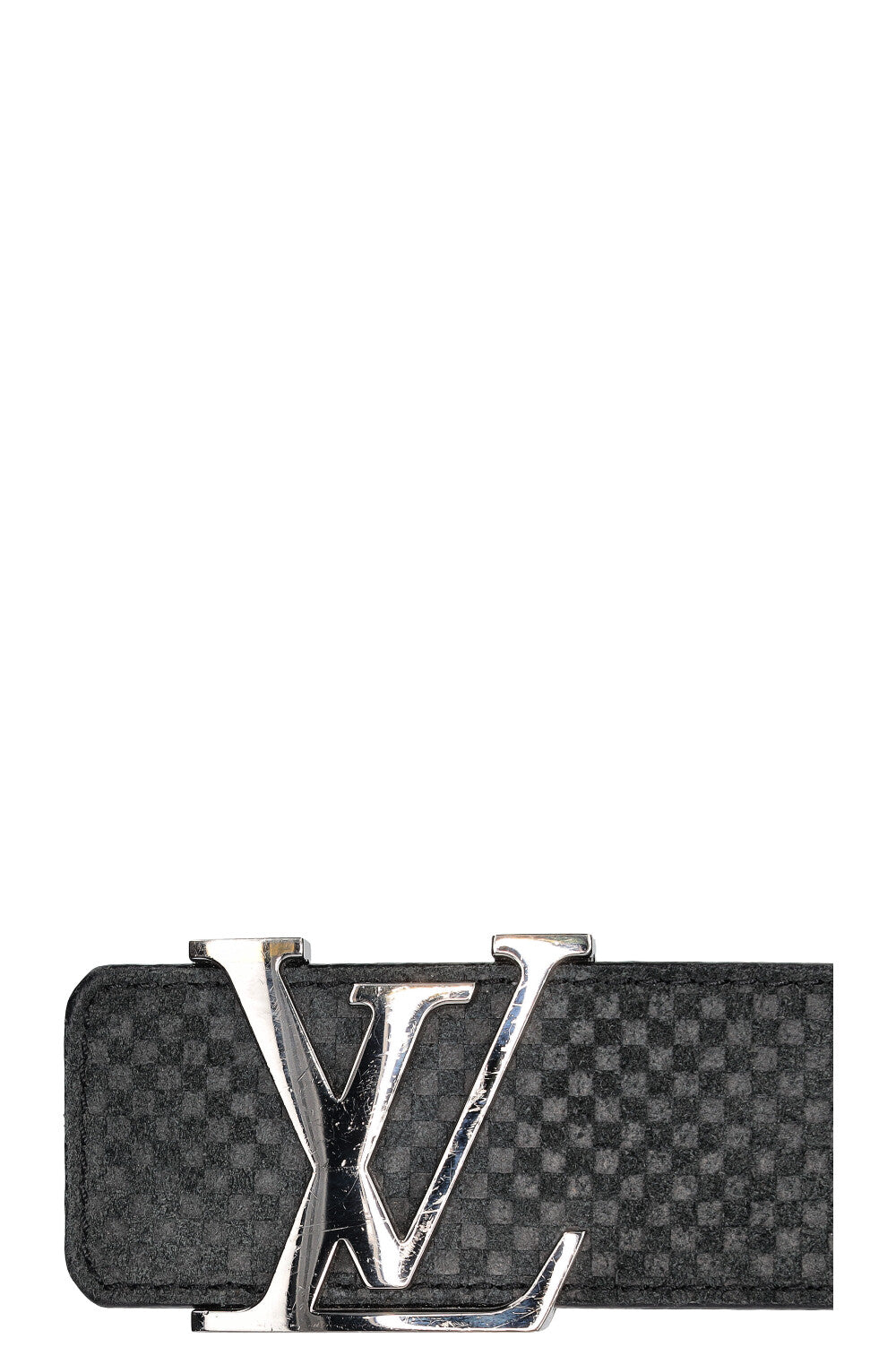 Louis Vuitton Lv Initial 40mm Black Suede Calf Belt M6875 85/34 on