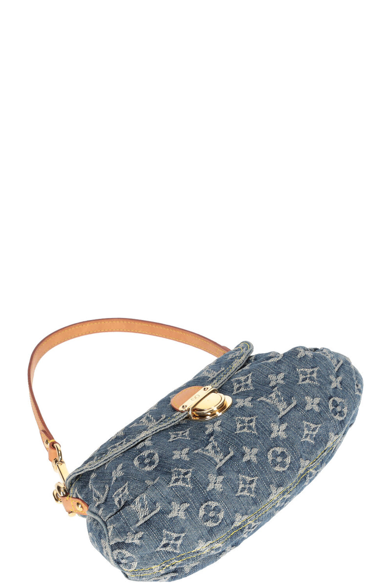 Louis Vuitton Monogram Denim Mini Pleaty Bag - Blue Shoulder Bags, Handbags  - LOU517038